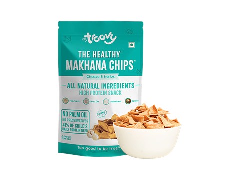 Troovy The Healthy Cheese & Herbs Makhana Chips, 40 g