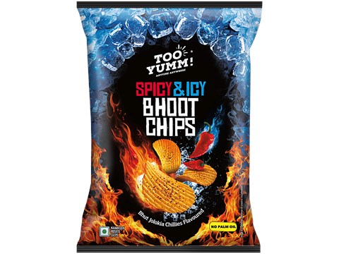 Too Yumm! Spicy & Icy Bhoot Chips - Bhoot Jolokia Chillies Flavoured, 82 g