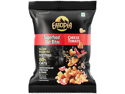 Eatopia Superfood Oat Bites - Cheese Tomato, 50 g