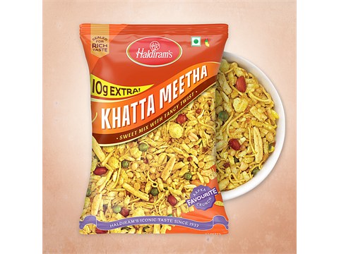 Haldiram's Khatta Meetha Namkeen, 210 g