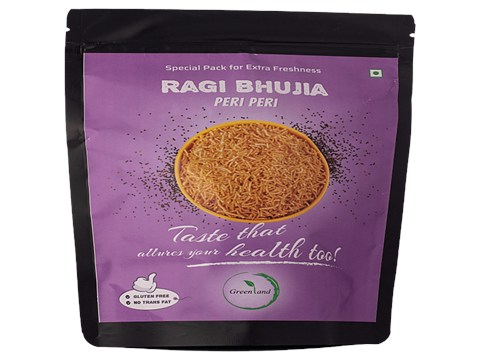Greenland Ragi Bhujia - Peri Peri Flavour, Gluten Free, 140 g