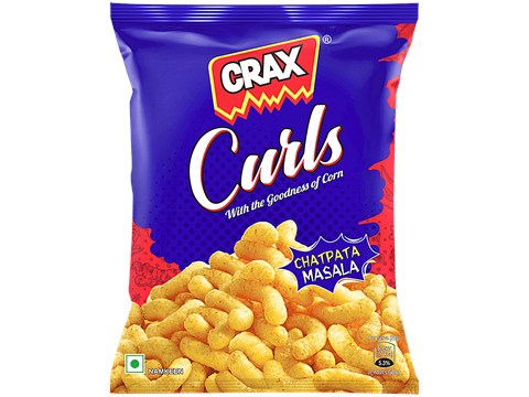 Crax Curls Chatpata Masala, 82 g