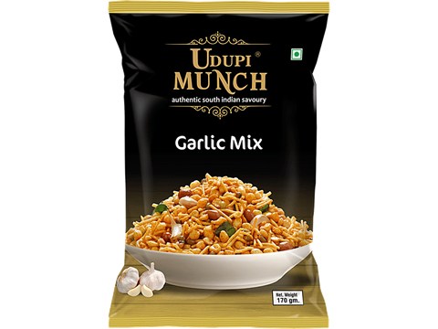 Chhedas Udupi Munch Garlic Mix - Spicy Mixture, 170 g