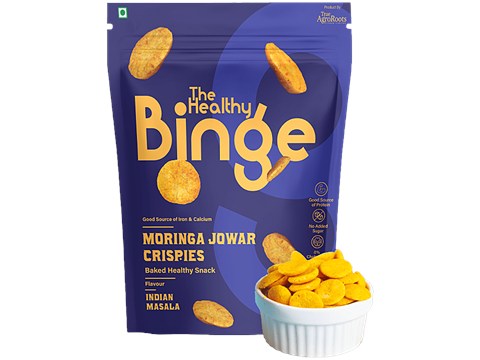 The Healthy Binge Jowar Chips - Indian Masala, 40 g
