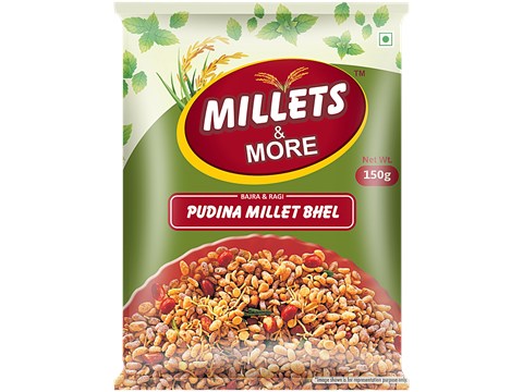 Millets & More Pudina Millet Bhel, 150 g