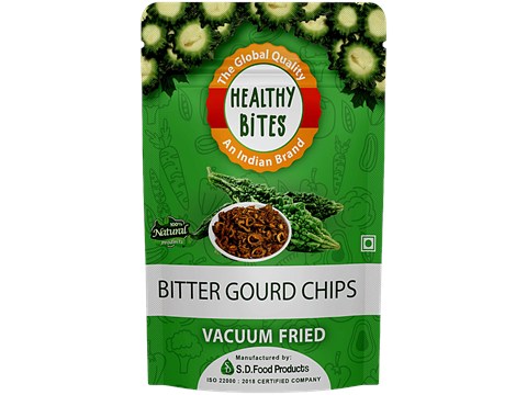 Healthy Bites Vacuum Fried Bitter Gourd Chips, 45 g