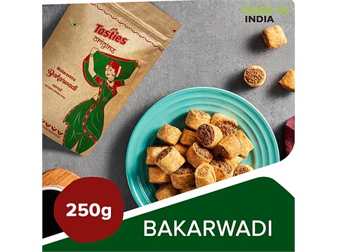 Tasties Origins Bakarwadi, Maharashtra Snack, 250 g