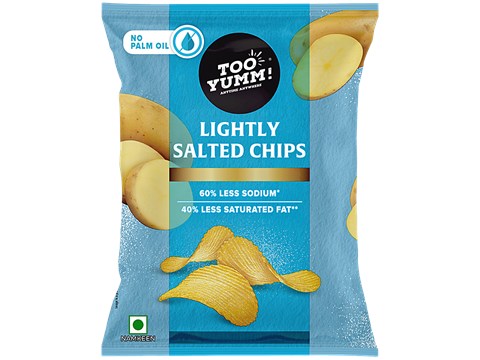 Too Yumm! Lightly Salted Potato Chips, 50 g