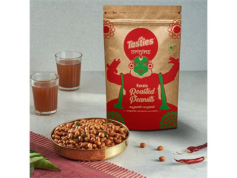 Tasties Origins Roasted Peanuts, 200 g
