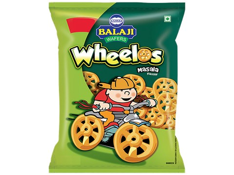 Balaji Namkeen - Wheelos Masala, 45 g