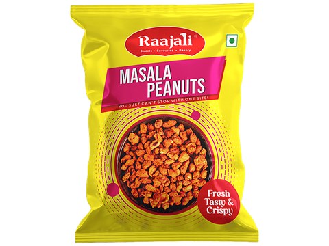 Raajali Masala Peanuts - Perfect Snack, 30 g