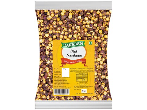 Danaram Diet Namkeen - Hing Jeera Chana, 180 g