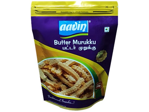 Aavin Butter Murukku - Premium Quality, Traditional Snacks, 200 g