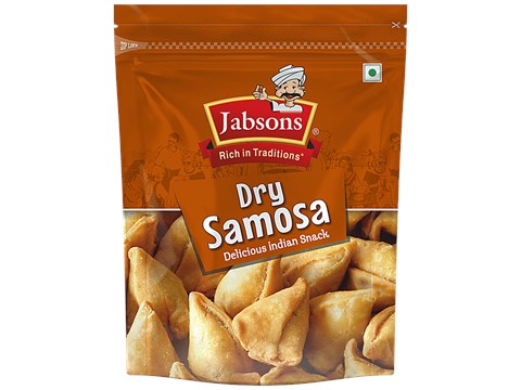Jabsons Dry Samosa - Delicious Indian Snack, Protein Rich, Traditional Flavour, 160 g