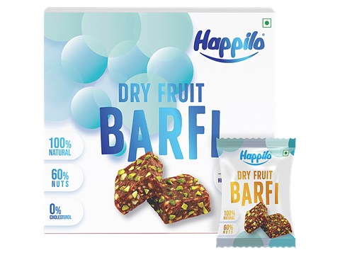 Happilo Dry Fruit Barfi Gift Box, 240 g