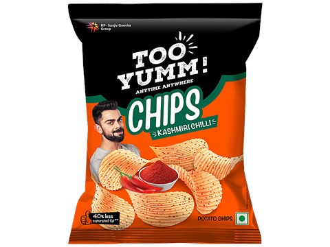 Too Yumm! Potato Chips - Kashmiri Chilli, 70 g
