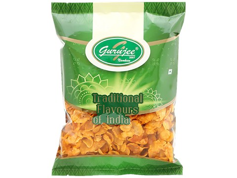 Gurujee Namkeen Cornflakes Masala - Rich, Crispy, Ready To Eat Savouries, No Preservatives, 150 g