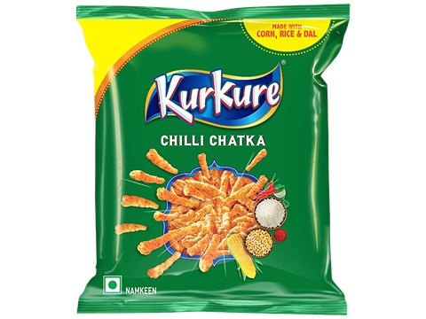 Kurkure Chilli Chatka Namkeen, 17 g