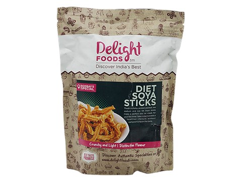 Delight Foods Diet Soya Sticks - Crunchy & Light, 200 g