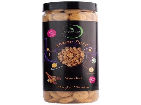 Greenland Roasted Jowar Puff - Magic Masala Flavour, Gluten Free, 75 g