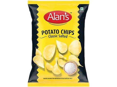 Alan's Classic Salted Potato Chips, 48 g