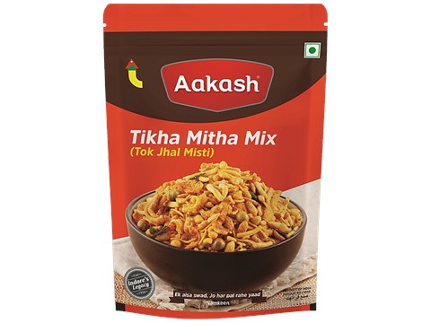 Aakash Namkeen - Tikha Mitha Mix, Authentic Taste, 900 g
