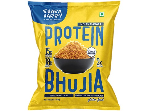 Shaka Harry Indian Masala Protein Bhujia, 160 g