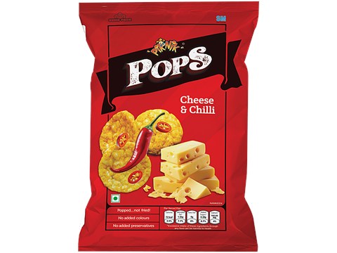 Piknik Pops Cheese & Chilli Namkeen, 60 g