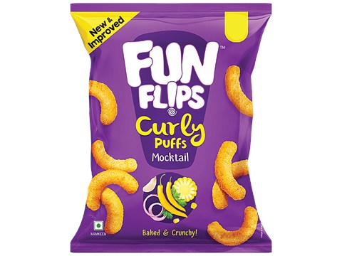 Fun Flips Curly Puffs - Mocktail, Baked, 18 g