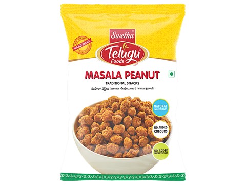 Swetha Telugu foods Masala Peanuts, 130 g