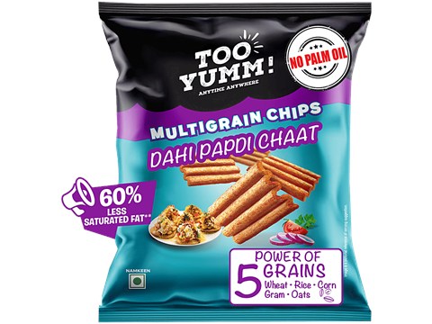 Too Yumm! Dahi Papdi Chaat Multigrain Chips, 75 g