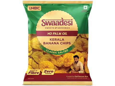 Unibic Swaadesi Classic Salted Kerala Banana Chips, 100 g