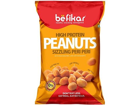 Befikar High Protein Peanuts - Sizzling Peri Peri, 140 g