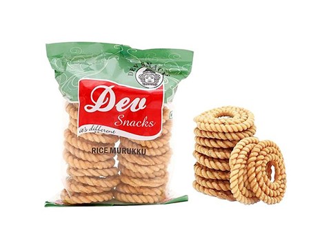 Dev Snacks Rice Murukku, 225 g