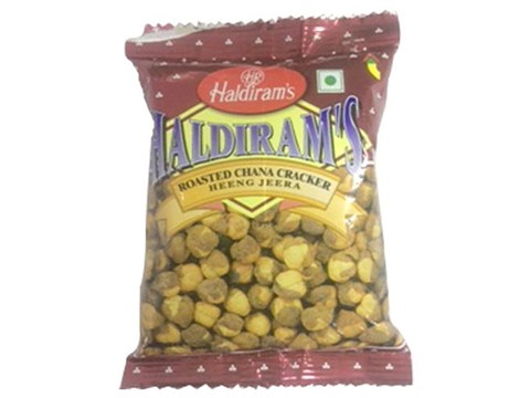 Haldiram's Roasted Chana Cracker Heeng Jeera Namkeen, 38 g