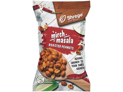 Shrego Mirch Masala Roasted Peanuts, 140 g