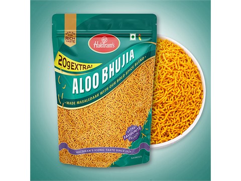 Haldiram's Aloo Bhujia Namkeen, 420 g