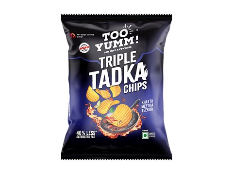 Too Yumm! Triple Tadka Potato Chips, 79 g