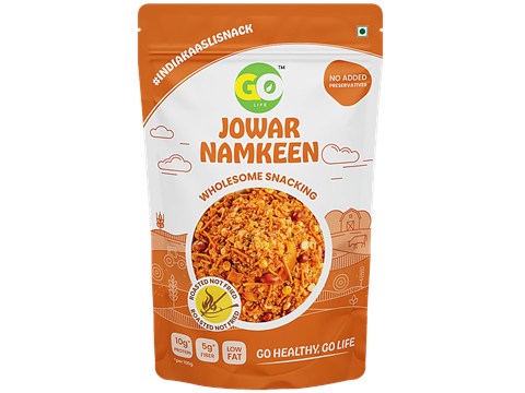 Go Life Jowar Namkeen - Wholesome Snack, Protein Rich, 150 g