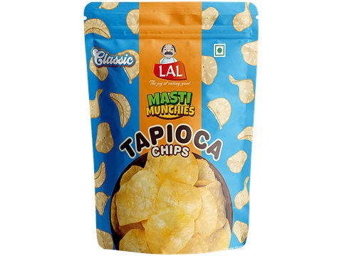 Lal Masti Munchies Classic Tapioca Chips, 125 g