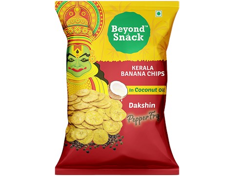 Beyond Snack Dakshin Pepper Fry Kerala Banana Chips, 80 g