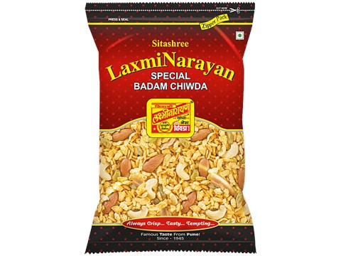 LAXMINARAYAN Special Badam Chiwda, 400 g