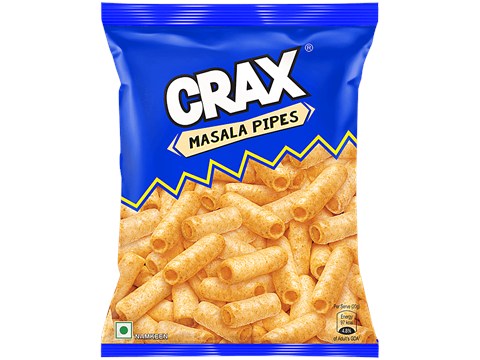 Crax Masala Pipes, 65 g