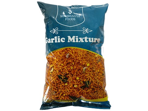 Sowbhagya Foods Garlic Mixture, 500 g
