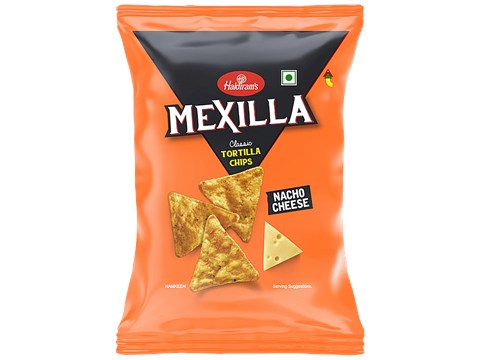 Haldiram's Mexilla Classic Tortilla Chips - Nacho Cheese, 80 g