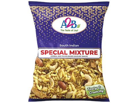 A2B Special Mixture - South Indian Snack, Cereal & Pulses Based Savoury, Crunchy, 200 g