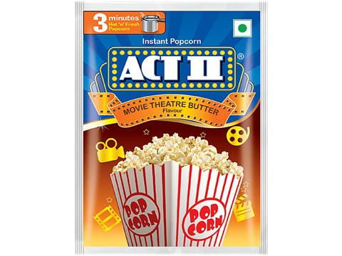 ACT II Movie Theatre Butter Instant Popcorn, 70 g
