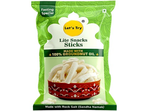 Let's Try Lite Snacks Sticks, 60 g