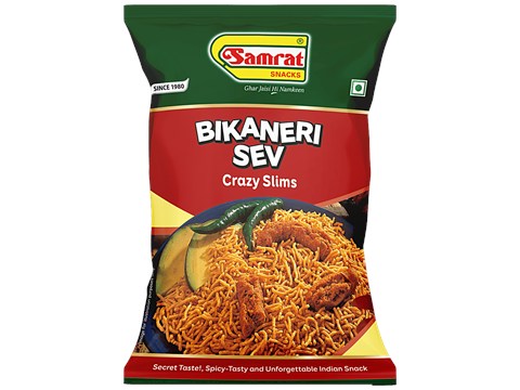 Samrat Namkeen Bikaneri Sev Namkeen Crazy Slims, 35 g