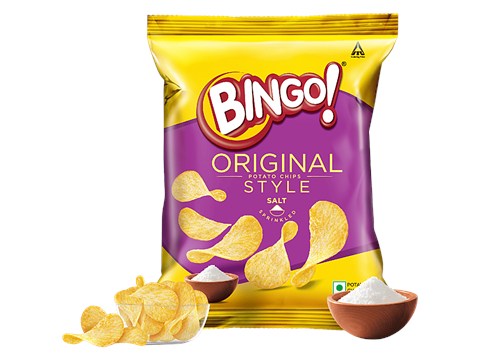 Bingo! Original Style Salt Sprinkled Potato Chips, 43 g